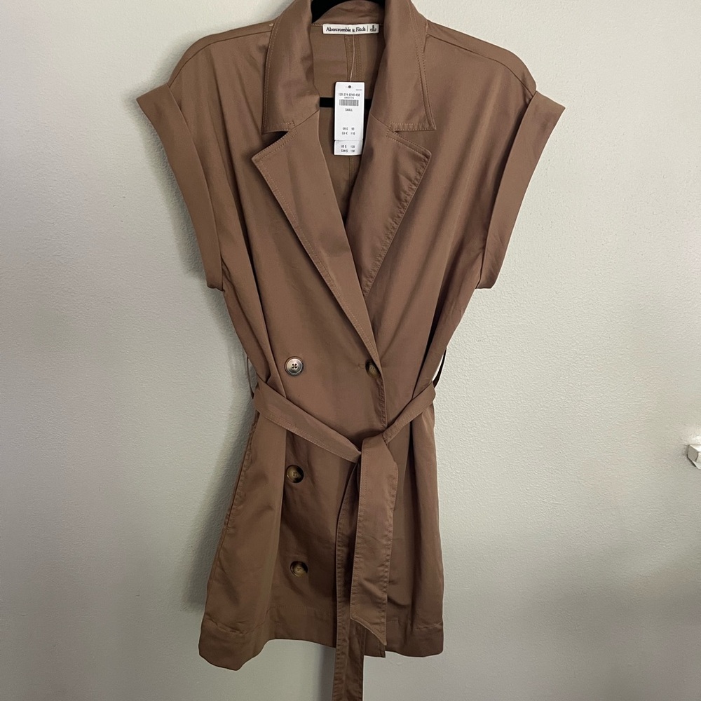 NWT Abercrombie & Fitch Mini Trench Dress